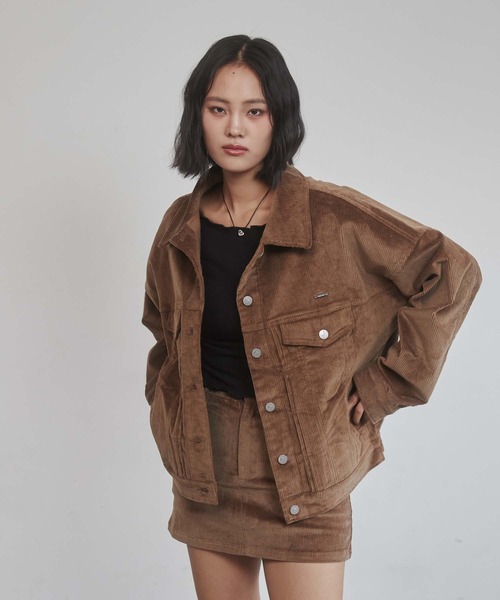 ENVYM(アンビー)の「コーデュロイミニスカート(スカート・レディース・ブラック/ブラウン/ピンク・SMALL/MEDIUM)」の15枚目の写真