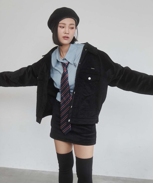 ENVYM(アンビー)の「コーデュロイミニスカート(スカート・レディース・ブラック/ブラウン/ピンク・SMALL/MEDIUM)」の21枚目の写真
