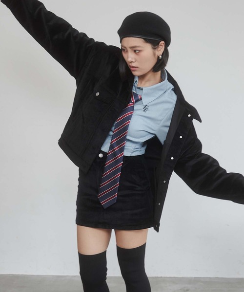 ENVYM(アンビー)の「コーデュロイミニスカート(スカート・レディース・ブラック/ブラウン/ピンク・SMALL/MEDIUM)」の22枚目の写真