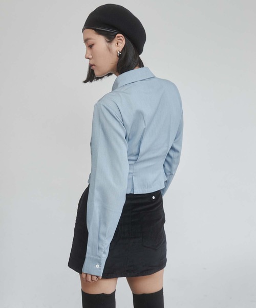 ENVYM(アンビー)の「コーデュロイミニスカート(スカート・レディース・ブラック/ブラウン/ピンク・SMALL/MEDIUM)」の20枚目の写真