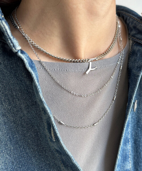 DouDou(ドゥドゥ)の「【A・H・M・R・S・Yの6種!】アルファベットネックレス(ネックレス・レディース・シルバー/ゴールド・S/M/A/H/R/Y)」の19枚目の写真