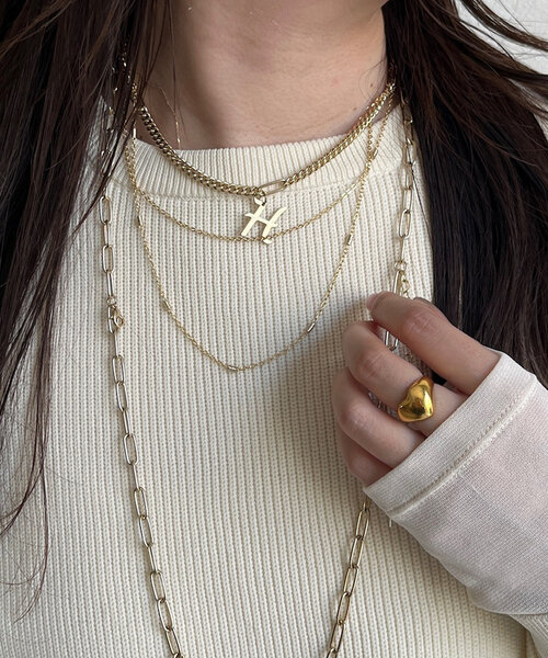 セール】【A・H・M・R・S・Yの6種！】アルファベットネックレス