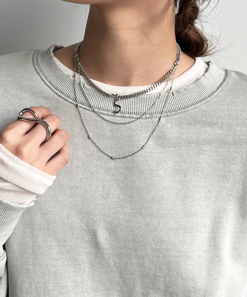 DouDou(ドゥドゥ)の「【A・H・M・R・S・Yの6種!】アルファベットネックレス(ネックレス・レディース・シルバー/ゴールド・S/M/A/H/R/Y)」の16枚目の写真
