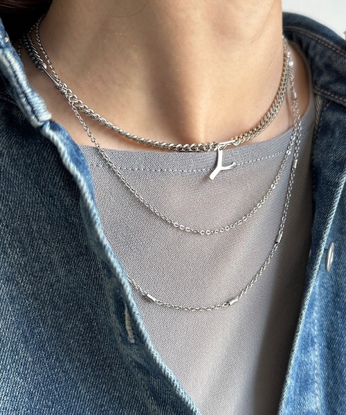 DouDou(ドゥドゥ)の「【A・H・M・R・S・Yの6種!】アルファベットネックレス(ネックレス・レディース・シルバー/ゴールド・S/M/A/H/R/Y)」の18枚目の写真