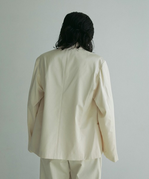 最終値下げ！Satin Slit Jacket anuke anuke ANUKE (アンヌーク）Satin Slit Jacket 即日発送