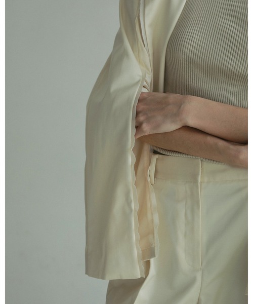セール】Satin Slit Jacket（テーラードジャケット）｜anuke