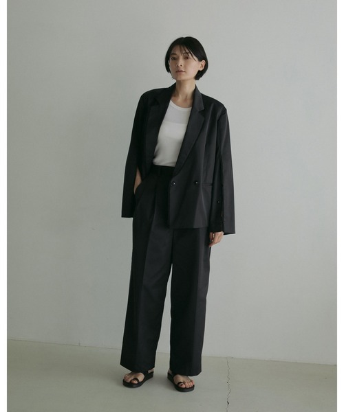 最終値下げ！Satin Slit Jacket anuke セール】Satin Slit Jacket（テーラードジャケット）｜anuke
