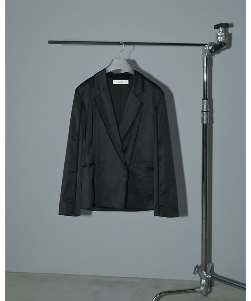 最終値下げ！Satin Slit Jacket anuke anuke ANUKE (アンヌーク）Satin Slit Jacket 即日発送