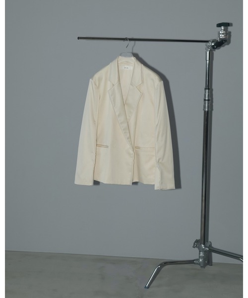 最終値下げ！Satin Slit Jacket anuke anuke ANUKE (アンヌーク）Satin Slit Jacket 即日発送