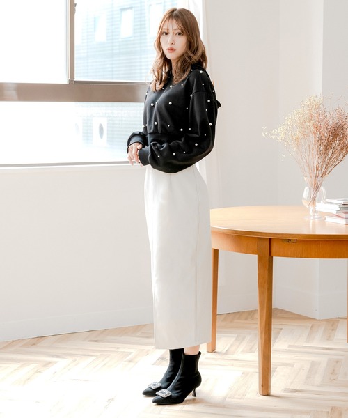 Julia Boutique（ジュリアブティック）の「【22-24.5cm】 ビジューショートブーツ（ブーツ・レディース・ブラック・35/40/39/38/37/36）」の14枚目の写真