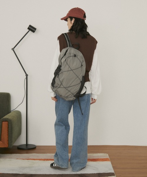 MERLOT（メルロー）の「【ウエスト調節可能】ウエストボタンストレートデニム（デニムパンツ・レディース・ブルー/ネイビー・FREE）」の20枚目の写真