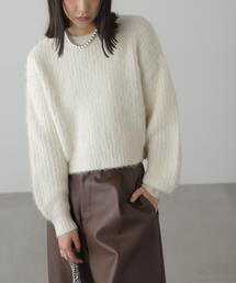 FREE'S MART | ◆ミックスシャギーショート丈ニット(ニット/セーター)