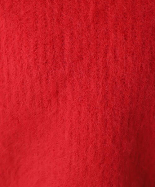 FREE'S MART（フリーズマート）の「◆ミックスシャギーショート丈ニット（ニット/セーター・レディース・レッド/ホワイト/グレー・FREE）」の12枚目の写真