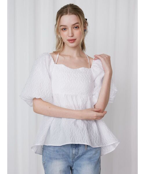 80/2GVブロックスボリュームスリーブシャツ｜BIGI online store