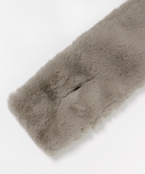 URBAN RESEARCH（アーバンリサーチ）の「フェイクファーマフラー（マフラー・レディース・グレー系その他/ブラック・FREE）」の10枚目の写真