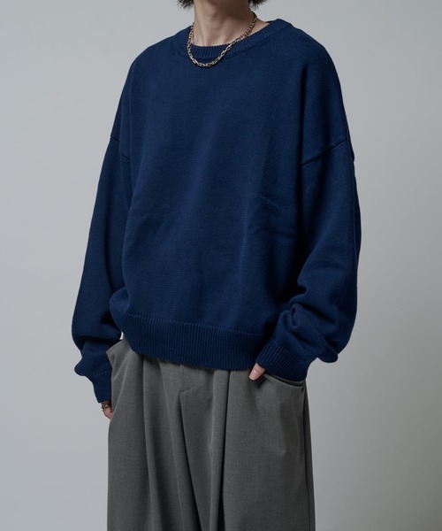 Lui's(ルイス)24AW 接結ニットブルゾン Lui's(ルイス)24AW 接結ニットブルゾン トップス