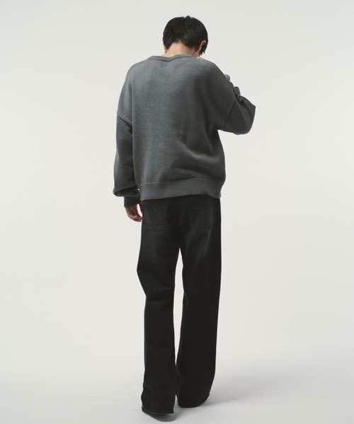 クロップドクルーネックニット（ニット/セーター）｜Lui's（ルイス）の