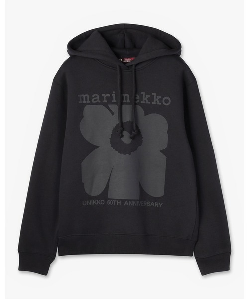 marimekko(マリメッコ)の「【ノベルティ付】≪Unikko 60Th Anniversary.≫《kioski》Luuppi Unikko / placement sweatparka《ZOZO限定》(パーカー・レディース・ブラック・LARGE/MEDIUM/SMALL/X-SMALL)」の7枚目の写真