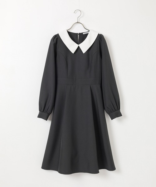 Honeys（ハニーズ）の「衿付ワンピース（ワンピース・レディース・ブラック/ピンク/杢グレー・M/LL/S/L/SS）」の16枚目の写真