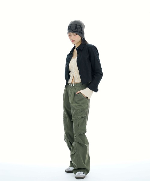 3.3 Field Trip （3.3フィールドトリップ）の「【UNISEX】3.3 Field Trip／ゴシックロゴビーニー（ニットキャップ/ビーニー・レディース・ブラック/グレー/その他1・FREE）」の9枚目の写真