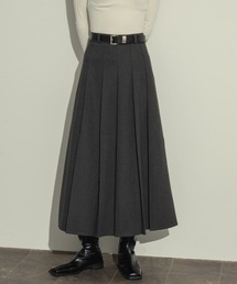 クラシックプリーツミディスカート