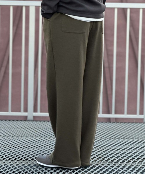 URBAN COLLECTION(アーバンコレクション)の「【URBANCOLLECTION/アーバンコレクション】 ワイドスウェットイージーパンツ セットアップ対応(スウェットパンツ・メンズ・杢グレー/カーキ/ブラック/ブラウン・L/M/S)」の5枚目の写真
