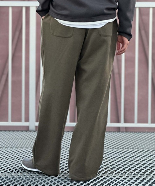 URBAN COLLECTION(アーバンコレクション)の「【URBANCOLLECTION/アーバンコレクション】 ワイドスウェットイージーパンツ セットアップ対応(スウェットパンツ・メンズ・杢グレー/カーキ/ブラック/ブラウン・L/M/S)」の6枚目の写真