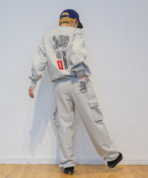 kaoyorinakami(カオヨリナカミ)の「punchbike sweat / パンチバイクスウェット(スウェット・メンズ・ブラック/グレー・MEDIUM/SMALL/X-LARGE/LARGE)」の22枚目の写真