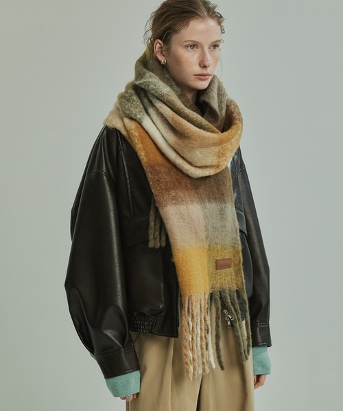 ヘアリーフリンジマフラー（マフラー）｜PUBLIC TOKYO