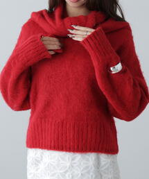 FREE'S MART | ◆スカーフ付きシャギーニット(ニット/セーター)