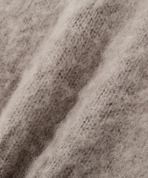 FREE'S MART（フリーズマート）の「◆スカーフ付きシャギーニット（ニット/セーター・レディース・レッド/ホワイト/グレー・FREE）」の7枚目の写真