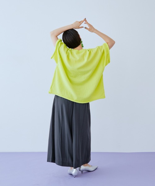manana suerte（マニャーナスエルテ）の「ギャザーワイドパンツ（その他パンツ・レディース・グレー/ブラック/ピンク/ミント・FREE）」の14枚目の写真