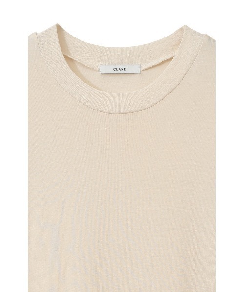 CLANE(クラネ)の「C/N SOFT CUT TOPS(Tシャツ/カットソー・レディース・ホワイト/ブラック/アイボリー/ネイビー・1/2)」の19枚目の写真