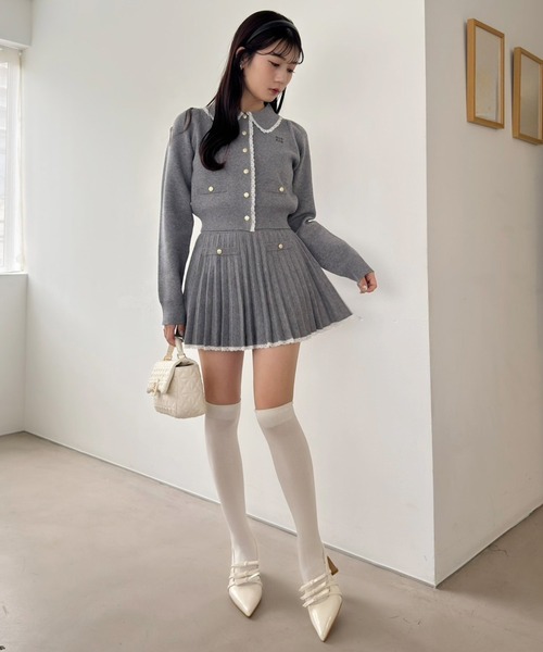 one after another NICE CLAUP(ワンアフターアナザーナイスクラップ)の「リボン付きポインテッドストラップシューズ(パンプス・レディース・サックスブルー/アイボリー/ブラック・M/L/S)」の8枚目の写真