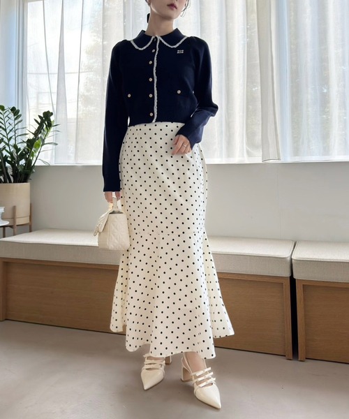 one after another NICE CLAUP(ワンアフターアナザーナイスクラップ)の「リボン付きポインテッドストラップシューズ(パンプス・レディース・サックスブルー/アイボリー/ブラック・M/L/S)」の7枚目の写真