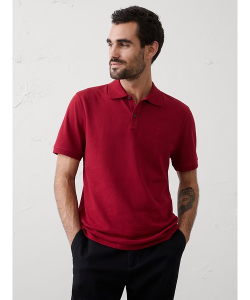 セール】BANANA REPUBLIC FACTORY STORE コットンピケ BRポロシャツ