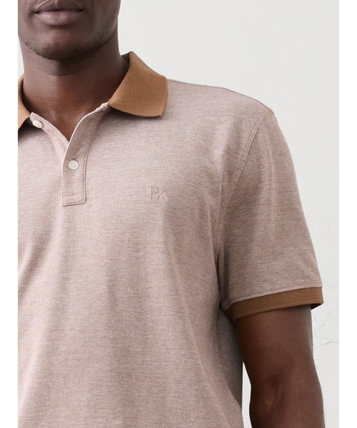 BANANA REPUBLIC FACTORY STORE(バナナリパブリック ファクトリーストア)の「BANANA REPUBLIC FACTORY STORE コットンピケ BRポロシャツ(ポロシャツ・メンズ・グリーン/ピンク/ブラウン/インディゴブルー/ダークグリーン/ブラウン系その他/ベージュ/イエロー・XL/L/M/S)」の4枚目の写真