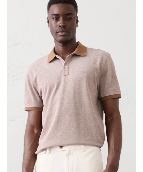 BANANA REPUBLIC FACTORY STORE(バナナリパブリック ファクトリーストア)の「BANANA REPUBLIC FACTORY STORE コットンピケ BRポロシャツ(ポロシャツ・メンズ・グリーン/ピンク/ブラウン/インディゴブルー/ダークグリーン/ブラウン系その他/ベージュ/イエロー・XL/L/M/S)」の11枚目の写真