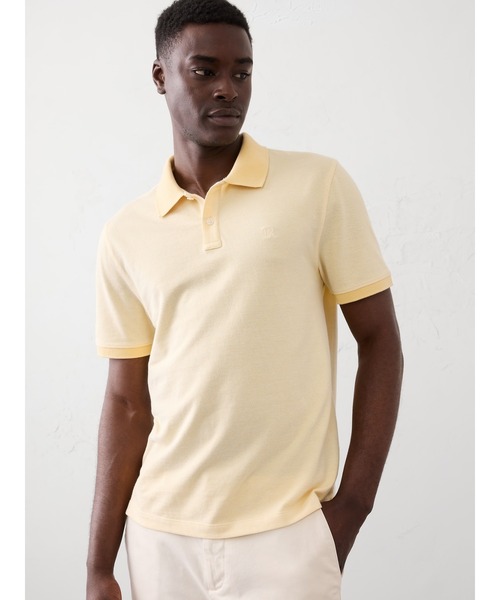 BANANA REPUBLIC FACTORY STORE(バナナリパブリック ファクトリーストア)の「BANANA REPUBLIC FACTORY STORE コットンピケ BRポロシャツ(ポロシャツ・メンズ・グリーン/ピンク/ブラウン/インディゴブルー/ダークグリーン/ブラウン系その他/ベージュ/イエロー・XL/L/M/S)」の10枚目の写真