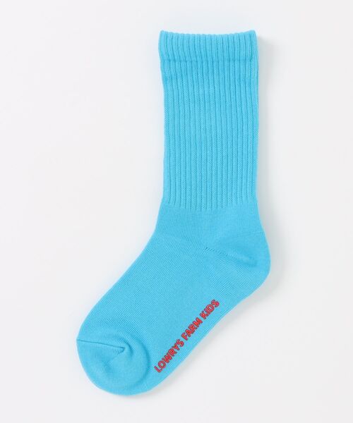 LOWRYS FARM(ローリーズファーム)の「カラーリブソックス 286765(ソックス/靴下・キッズ・オフホワイト/ブルー/ブラック/イエロー/パープル/レッド/ピンク/グリーン/カーキ/パープル系その他/ブルー系その他5/レッド系その他6/グリーン系その他3/ピンク系その他4/パープル系その他7/グリーン系その他5/ピンク系その他3/ブルー系その他4・LARGE/X-LARGE/MEDIUM)」の7枚目の写真