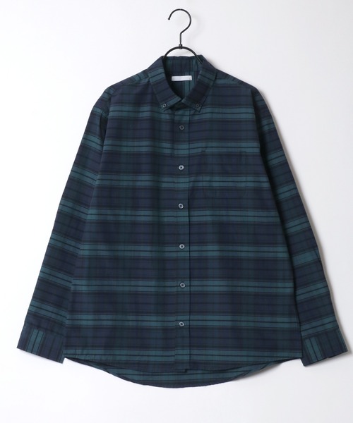 SITRY(シトリー)の「Broadcloth Stripe & Plaid Shirt/ストライプ チェック ブロードシャツ(シャツ/ブラウス・メンズ・ブルー系その他2/ブルー系その他3/ブルー系その他4/ブラック系その他/ブルー系その他/ホワイト系その他・M/L/LL)」の5枚目の写真
