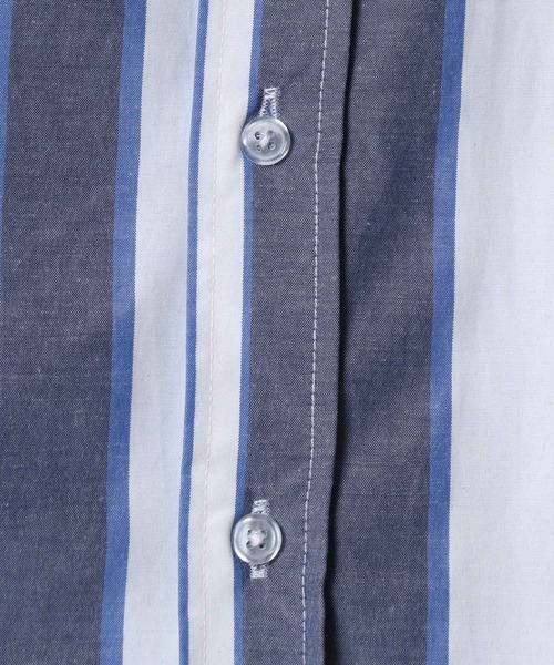 SITRY(シトリー)の「Broadcloth Stripe & Plaid Shirt/ストライプ チェック ブロードシャツ(シャツ/ブラウス・メンズ・ブルー系その他2/ブルー系その他3/ブルー系その他4/ブラック系その他/ブルー系その他/ホワイト系その他・M/L/LL)」の10枚目の写真