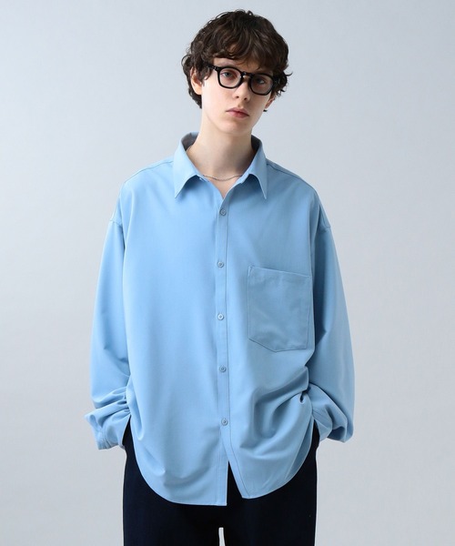 LURAKU(ルラク)の「【LURAKU】oversized shirts / LURAKU オーバーサイズシャツ(シャツ/ブラウス・メンズ・オフホワイト/グレー/ライトブルー・M/L/S)」の16枚目の写真