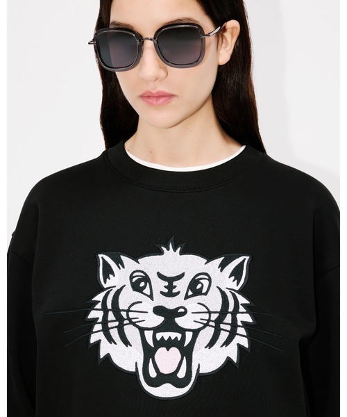 【Kenzo】Happy Tiger エンブロイダリー スウェット 関税込☆KENZO☆KENZO Happy Tiger エンブロイダリー スウェット