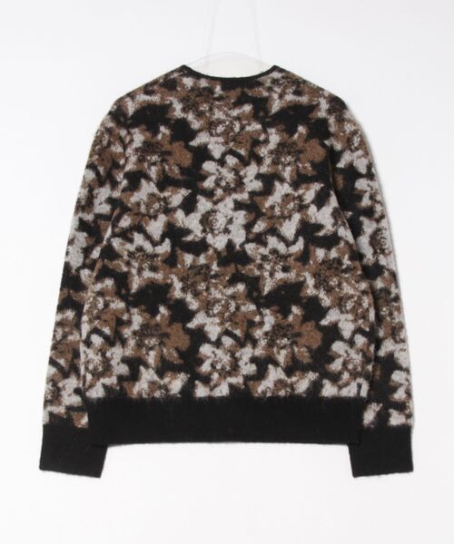 ALLSAINTS（オールセインツ）の「FLORELLE JACQUARD CARDIGAN | FLORELLE ジャカード カーディガン（カーディガン/ボレロ・メンズ・ブラック系その他・XS/S/M/L）」の3枚目の写真