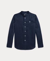 Polo Ralph Lauren ネイビーシャツ 麻100% Polo Ralph Lauren/L/S Linen Shirt（ラルフローレン リネン