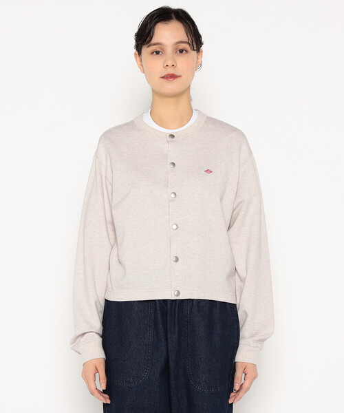 DANTON（ダントン）の「WOMEN'S COTTON TERRY CREW NECK CARDIGAN（カーディガン/ボレロ・レディース・グレー系その他/アイボリー/ブルー系その他/グレー/レッド/チャコール・38/36）」の17枚目の写真