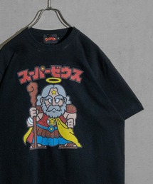 【NV】ビックリマン キャラクターイラスト パックTシャツ スーパーゼウス/ヤマト爆神/ヘッドロココ/ヘラクライスト