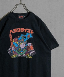 【NV】ビックリマン キャラクターイラスト パックTシャツ スーパーゼウス/ヤマト爆神/ヘッドロココ/ヘラクライスト