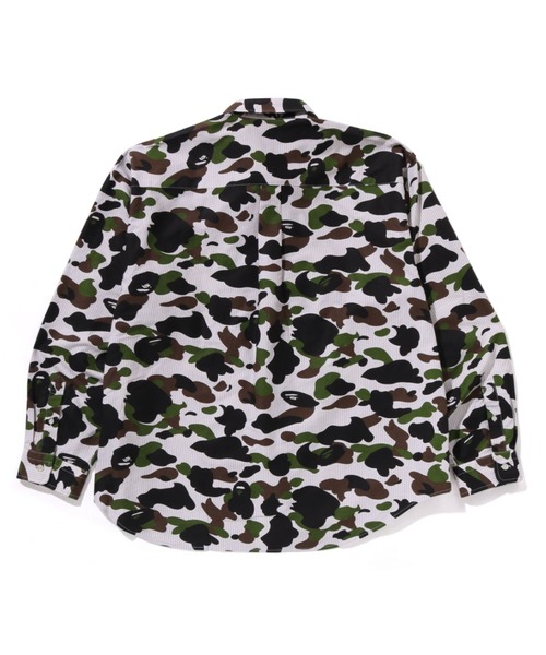 A BATHING APE(アベイシングエイプ)の「1ST CAMO STRIPE RELAXED FIT LS SHIRT(シャツ/ブラウス・メンズ・イエロー・XX-LARGE/LARGE/MEDIUM/X-LARGE/SMALL)」の2枚目の写真